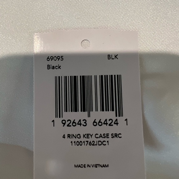 NWT Coach Retail Four Ring Key Case Black Leathere - Picture 10 of 10